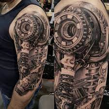 Tattoos Biomechanical Tattoo Gear Tattoo Cyborg Tattoo