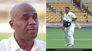 Sarfaraz Khan averages 81 in FC cricket": Ian Bishop expresses awe of  Sarfaraz Khan after his splendid century vs Madhya Pradesh in Ranji Trophy  2021-22 final