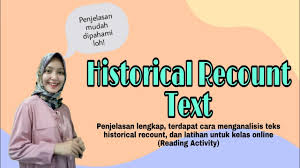 Check spelling or type a new query. Historical Recount Text Youtube