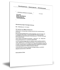 Hier können sie sich ein paket von 30 vorlagen zum personalmanagement herunterladen, die ihnen ihre personalarbeit deutlich erleichtern werden. Abmahnung Wegen Unpunktlicher Mietzahlung