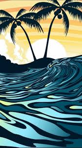 Find your perfect hd wallpaper for your phone, desktop, website or more! Pin By Emmajootaeyang On Wallpapers Hd Surf Art Beach Art Art Wallpaper