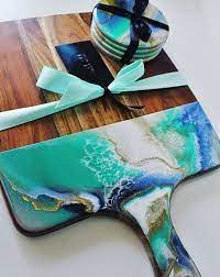 Table Top Art Resin Epoxy Fda Compliant Non Toxic Food Safe Etsy Diy Resin Art Diy Resin Crafts Epoxy Resin Crafts