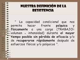 Tesis inédita de maestría en ciencias del ejercicio con especialidad en educación física y deporte en la infancia y adolescencia. Que Es La Resistencia Segun Diferentes Autores Ppt Video Online Descargar