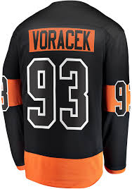 Expected the flyers' reverse retro (4th) jersey leaked via an ebay seller to an icethetics reader in october. Jakub Voracek Philadelphia Flyers Mens Black Breakaway Alternate Hockey Jersey 17280551