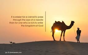 It is easier for a camel to pass... - HTCC Youth & Music Ministry ...