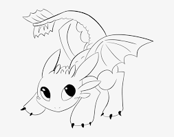 Toothless Lineart By Araly Easy Baby Toothless Coloring Pages Free Transparent Png Download Pngkey
