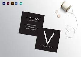 The standard size is 55 x 55mm but they can be cut to your our induvidual sizes. Square Minimal Business Card Template Square Business Cards Free Business Card Templates Business Card Design