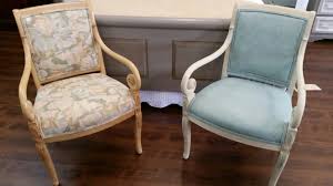 Chalk Painted Fabric Chair Annie Sloan Chalk Paint Old Ochre With Provence Cloth Painted Painting Fabric Chairs Annie Sloan Chalk Paint Upholstery Furniture