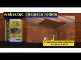Chapisco Rolado Quartzolit Weber Saint Gobain Rolando Argamassa