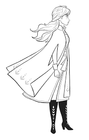 Immerse yourself in a world where love and friendship can defeat evil. Anna Frozen 2 Printable Coloring Pages Novocom Top