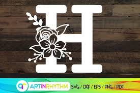 Download Clip Art Floral Monogram Svg Initial Svg Floral Font Svg Floral Letters Svg Floral Alphabet Svg Monogram Font Svg Floral Letter H Svg Art Collectibles