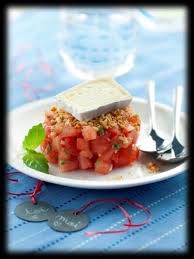 Recette Tartare De Tomates Crumble Noisettes Et Caprice Des Dieux Recette Tartare De Tomate Crumble Alimentation