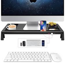 Check computer stand prices, ratings & reviews at flipkart.com. General Armor Monitor Stand Usb Black With Storage For Desks Computer Stand Laptop For Monitor With 3 Usb Hubs Monitor Stand Riser For Computer Printer Laptops Tv Desk Storage Organizer Buy Online In Angola At