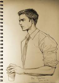 Sebastian Stan Sketch From Lalawoo Tumblr Com Drawings Soldier Drawing Easy Drawings