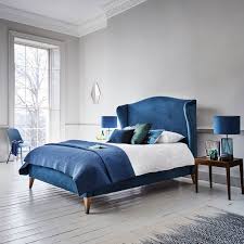 Plush Blue Velvet Bed Bedroom Color Schemes Master Bedroom Colors Master Bedroom Color Schemes
