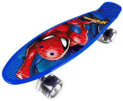 Skateboard Spider Man 55 Cm Polypropylene Blue Red Skateboards Skateboards And Roller Sports Toys Shopinbit Easy Shopping With Bitcoin