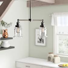 Maybe you would like to learn more about one of these? Laurel Foundry Modern Farmhouse Greeley 2 Light Kitchen Island Linear Pendant Reviews Wayfair