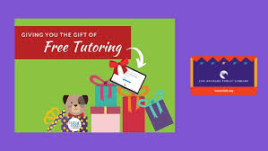 You may not know it—i sure didn't—but your l.a. L A Public Library On Twitter Students Can Use Their L A Public Library Card To Access Free Online Tutoring Tutor Com Connects Students With Live Tutors In A Safe Secure Online Classroom Learn More