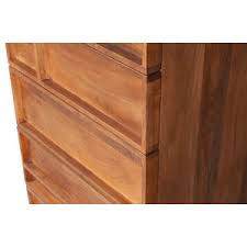 Lightly sand the wood with 220 grit sandpaper, remove the dust and apply a fresh coat of oil base poly or sand with. Woood 5 Drawer Cabinet Mango Wood Natural Forrest Orangehaus