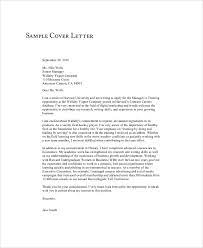 Resume general cover letter sample. Free 8 Sample Cover Letter For Resume Templates In Pdf Ms Word