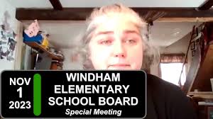 Windham Elementary School Bd Special Mtg 11/1/23