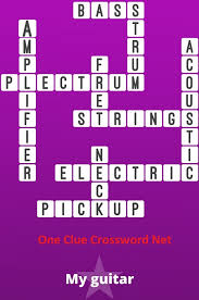 Click the answer to find similar crossword clues. My Guitar Bonus Puzzle Get Answers For One Clue Crossword Now