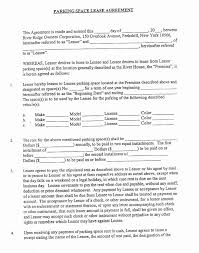 free parking space rental lease agreement templates forms