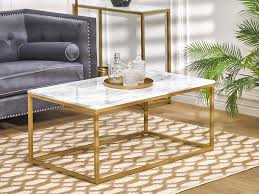Brown represents the earth, and therefore symbolizes stability, reliability Coffee Table White Marble Effect With Gold Delano Furniture Lamps Accessories Up To 70 Off Avandeo Online Store