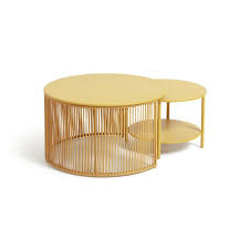 We offer varying shapes and styles your visitors will enjoy. Buy Habitat Ipanema 2 Coffee Tables Yellow Garden Tables Habitat