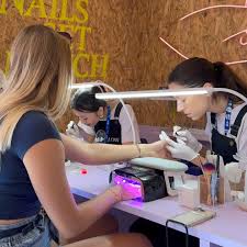 Nails. Set. Match 🎾 We have been busy serving up some seriously ace nails  this week at AO TOPCOURT! , #buffnailstudios #ausopen #AO2025  #nailsnailsnails #tennis #nailart #manicure