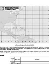 Hurricane Tracking Map And Lesson