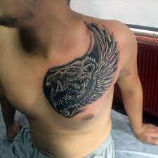 Top 73 Lion Chest Tattoo Ideas 2021 Inspiration Guide Chest Tattoo Men Chest Tattoo Ideas Chest Tattoo