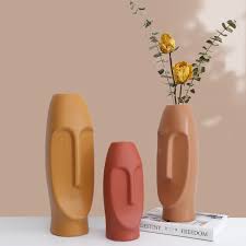 Floor vases with large vases for living room. Cutelife Nordic Ins Morandi Color Living Room Creative Decorative Vase Desktop Flower Arrangement Vase Art Decorative Ornaments Leather Bag