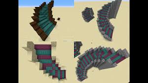 Who could make the smoothest stairs in minecraft? Curved Staircase Minecraft Tutorial Youtube