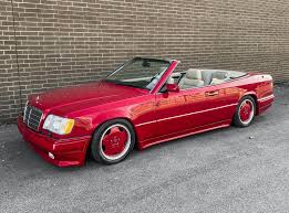 18,000 miles · blue · stamford, ct. 1995 Mercedes Benz E320 Convertible Amg Look Pcarmarket