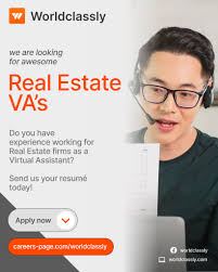 Are you organized, detail-oriented, and tech-savvy? We are looking for a  real estate virtual assistant to help manage tasks and make life a little  easier. If you have an experience in administrative