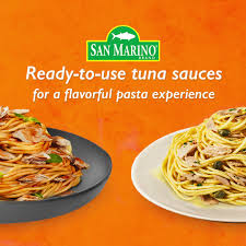 Calorie noodles with tuna fish and tomato sauce. San Marino Corned Tuna Food Beverage Company Facebook