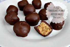Easy Chocolate Peanut Butter Balls Recipe Recipe Peanut Butter Balls Recipe Easy Chocolate Peanut Butter Balls