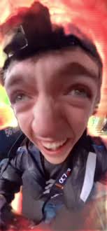 Guy Excited about Train