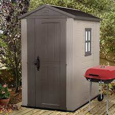| flat garden & storage sheds. Keter Factor 6 Ft 1 In W X 4 Ft 3 In D Plastic Tool Shed Reviews Wayfair