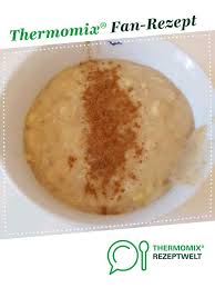 Apfel Bananen Porridge Mit Zimt Ww Tauglich Rezept Thermomix Thermomix Rezepte Rezepte Thermomix