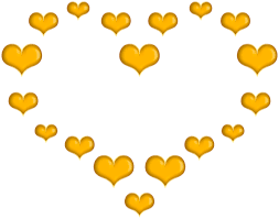 Yellow Heart Shape From Hearts Png Clipart Yellow Heart Clip Art Free Clip Art