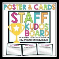 Teacher Bulletin Board Display Staff Kudos Teacher Bulletin Boards Bulletin Board Display Birthday Board