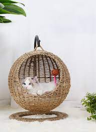 handmade cat bed creative cat hammock fine cat nest basket cat bed cat hammock wicker cat bed