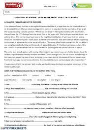 This 7th grade common core worksheets section covers all the major standards of the 7th grade common core for language arts. 7th Grade Grammar Worksheet