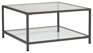 Check spelling or type a new query. Camber 30 Modern Metal And Glass Square Coffee Table In Pewter Clear Transitional Coffee Tables By Studio Designs Houzz