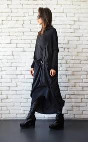 Extravagant Black Long Sleeve Loose Tunic Dress Petite Black Dresses Dresses Tunic Dress