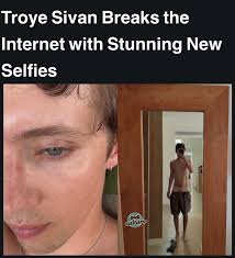 Troye Sivan stuns in new selfies.