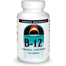 Source Naturals Vitamin B-12 2,000 mcg 100 Lozenge | Bigvits UK