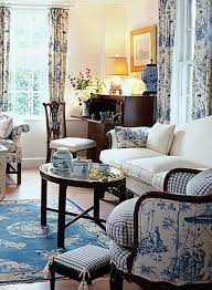 51 Cute French Style Living Room For New Home Style Roundecor Blue And White Living Room French Country Decorating Living Room Country Living Room